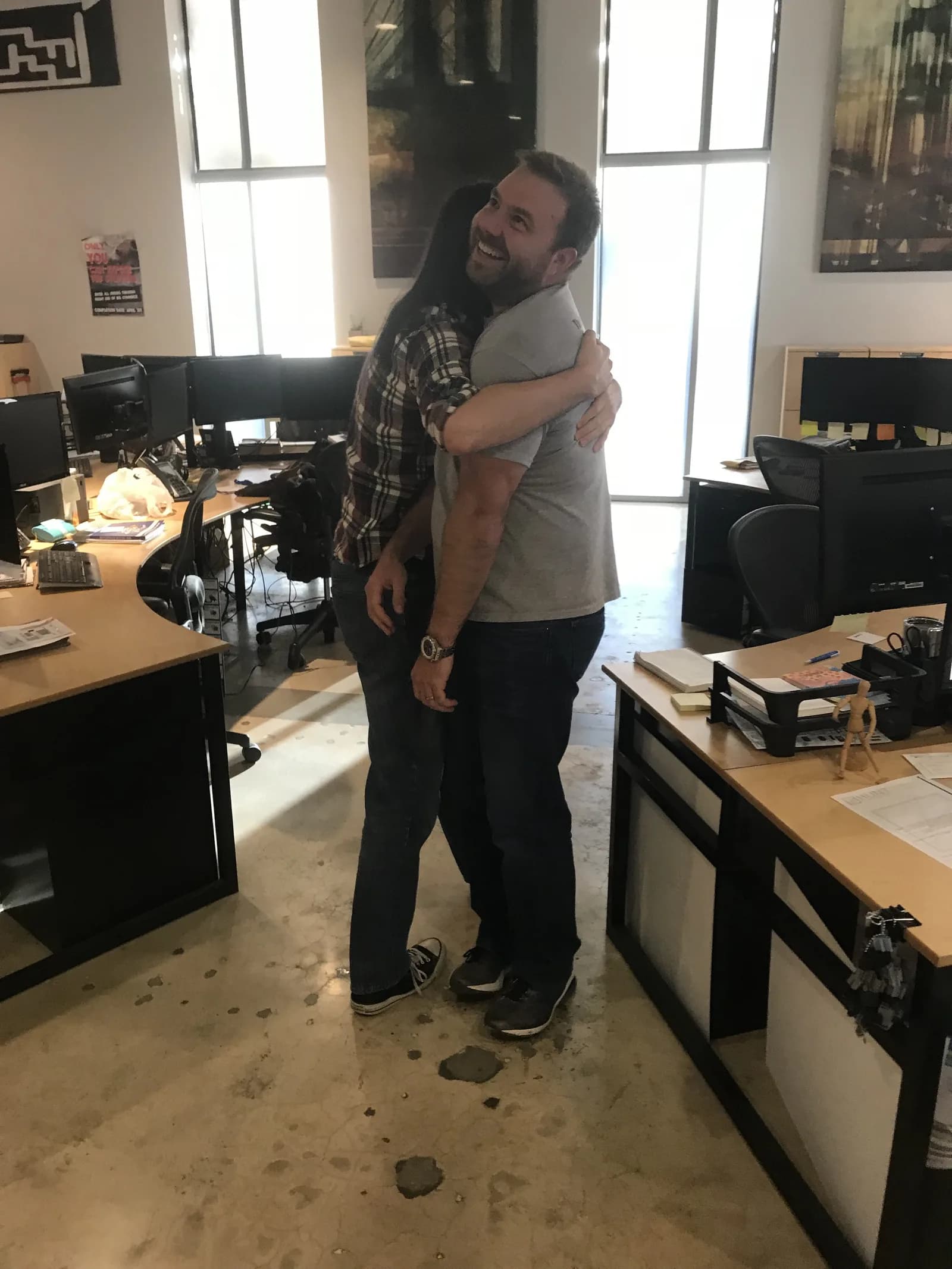 Bear sighting: BEAR HUG!!!