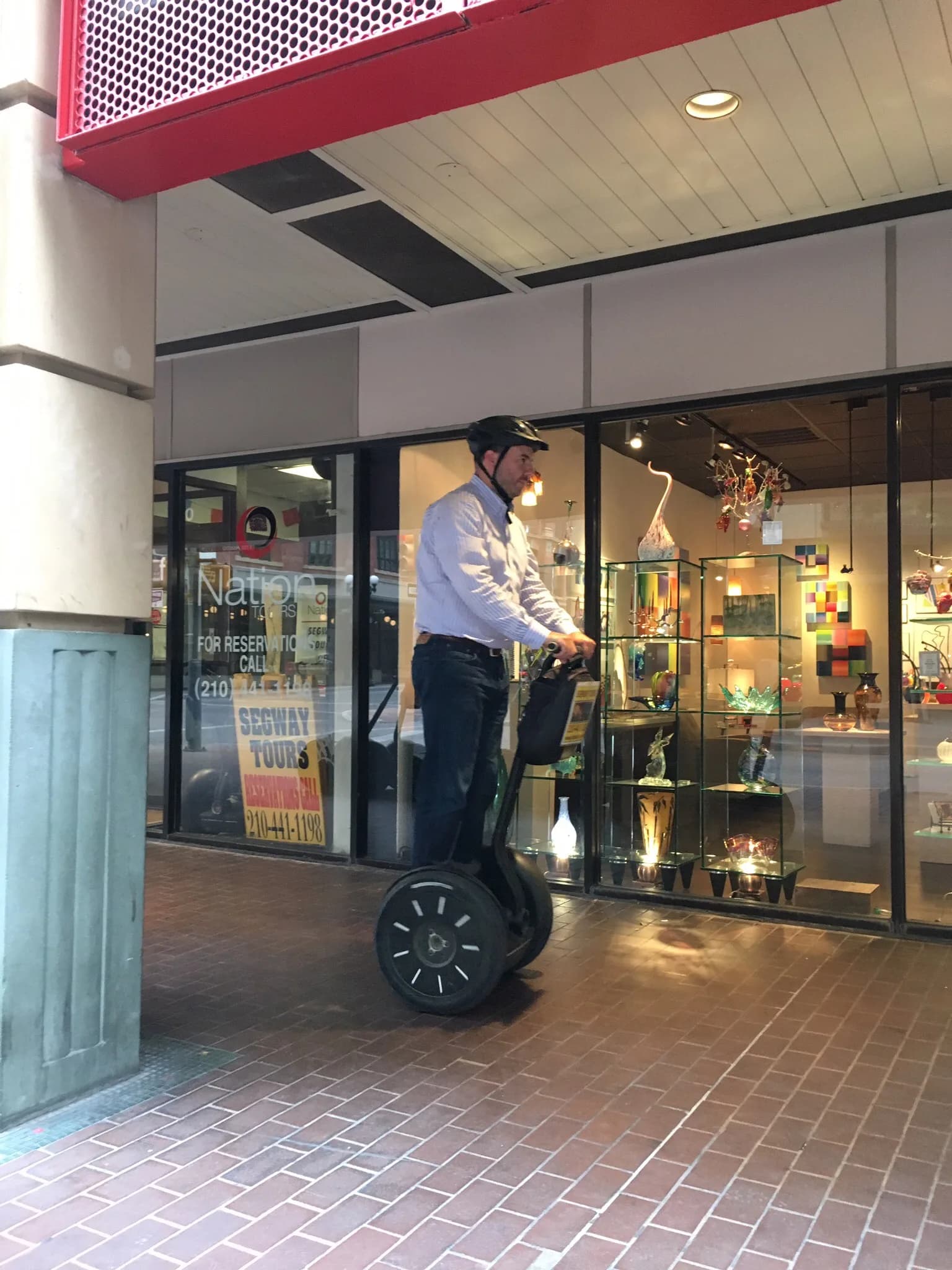 Bear sighting: Bear on a segway