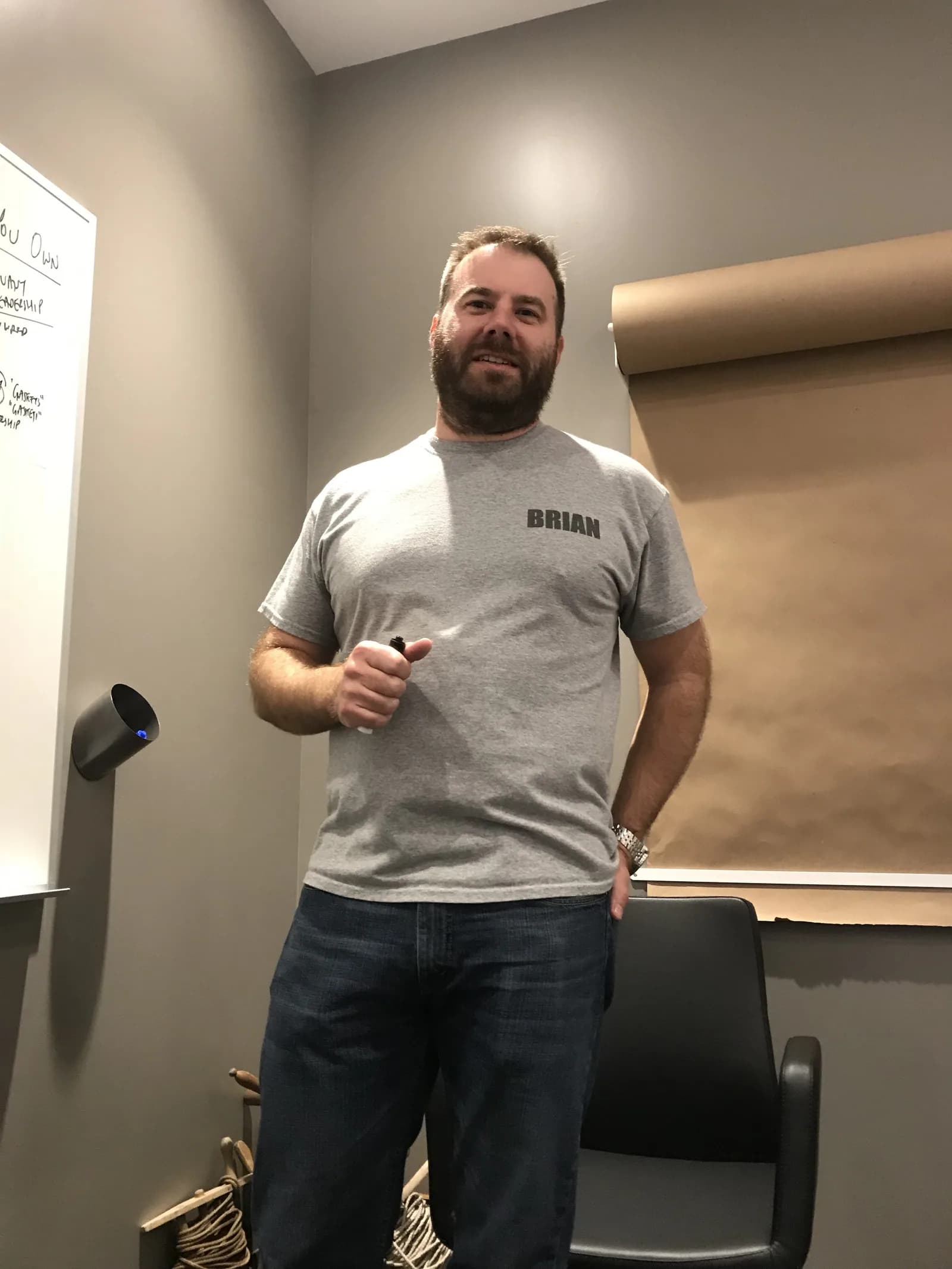 Bear sighting: Grey shirt Bear
